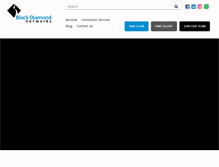 Tablet Screenshot of blackdiamondnet.com